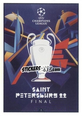 Sticker UEFA Champions League - Saint Petersburg  - UEFA Champions League & Europa League 2021-2022. Match Attax Extra n. CF1 - Topps