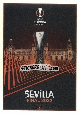 Sticker UEFA Europa League - Sevilla  - UEFA Champions League & Europa League 2021-2022. Match Attax Extra - Topps