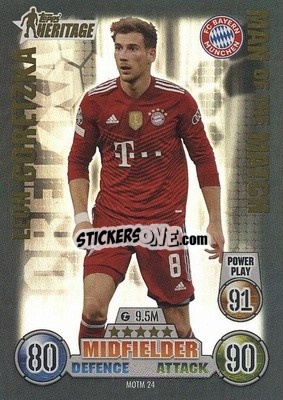 Sticker Leon Goretzka - UEFA Champions League & Europa League 2021-2022. Match Attax Extra n. MOTM24 - Topps