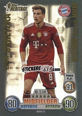 Sticker Leon Goretzka - UEFA Champions League & Europa League 2021-2022. Match Attax Extra - Topps