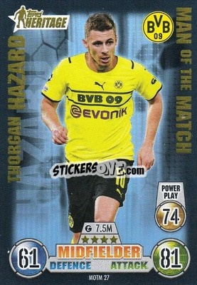 Sticker Thorgan Hazard - UEFA Champions League & Europa League 2021-2022. Match Attax Extra n. MOTM27 - Topps