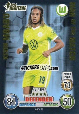 Sticker Kevin Mbabu - UEFA Champions League & Europa League 2021-2022. Match Attax Extra n. MOTM28 - Topps