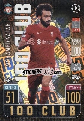 Figurina Mohamed Salah - UEFA Champions League & Europa League 2021-2022. Match Attax Extra - Topps