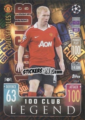 Figurina Paul Scholes - UEFA Champions League & Europa League 2021-2022. Match Attax Extra - Topps