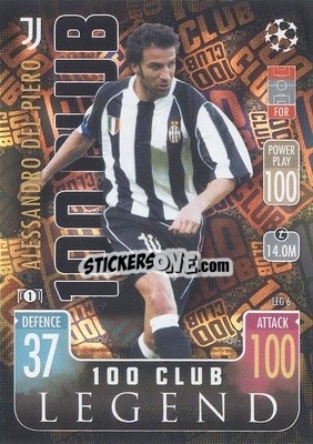 Cromo Alessandro Del Piero - UEFA Champions League & Europa League 2021-2022. Match Attax Extra - Topps