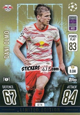 Figurina Dani Olmo - UEFA Champions League & Europa League 2021-2022. Match Attax Extra - Topps