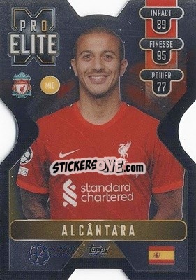 Figurina Thiago Alcantara - UEFA Champions League & Europa League 2021-2022. Match Attax Extra - Topps