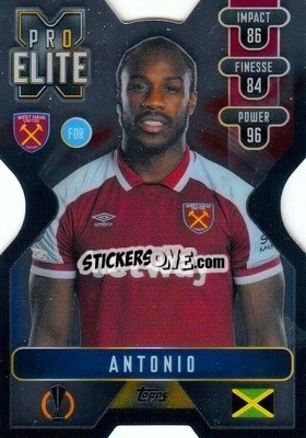 Sticker Michael Antonio - UEFA Champions League & Europa League 2021-2022. Match Attax Extra n. XS6 - Topps
