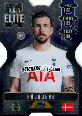 Sticker Pierre-Emile HOjbjerg - UEFA Champions League & Europa League 2021-2022. Match Attax Extra n. XS7 - Topps