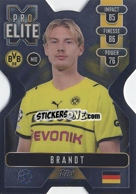 Sticker Julian Brandt - UEFA Champions League & Europa League 2021-2022. Match Attax Extra n. XS14 - Topps