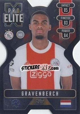 Sticker Ryan Gravenberch - UEFA Champions League & Europa League 2021-2022. Match Attax Extra - Topps