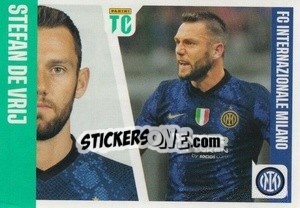 Sticker Stefan de Vrij - Top Class 2022 n. 293 - Panini