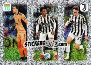 Sticker Szczesny / Cuadrado / Chiesa - Key Player - Top Class 2022 n. 312 - Panini