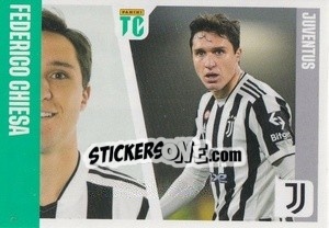 Sticker Federico Chiesa - Top Class 2022 n. 324 - Panini