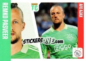 Sticker Remko Pasveer - Top Class 2022 - Panini