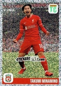 Sticker Takumi Minamino (Liverpool) - Top Class 2022 - Panini