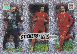 Sticker Alisson / Alexander-Arnold / Salah - Key Player - Top Class 2022 - Panini