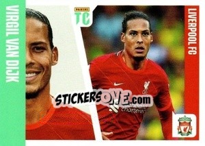Sticker Virgil van Dijk - Top Class 2022 n. 53 - Panini