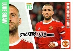 Sticker Luke Shaw - Top Class 2022 n. 102 - Panini