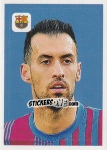 Sticker Sergio Busquets  Captain - Top Class 2022 - Panini