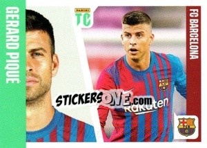 Sticker Gerard Piqué - Top Class 2022 n. 150 - Panini