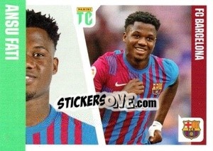 Sticker Ansu Fati - Top Class 2022 - Panini