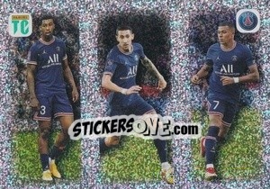 Sticker Kimpembe / Di María / Mbappé - Key Player - Top Class 2022 n. 216 - Panini