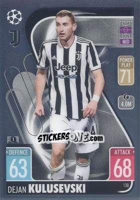 Cromo Dejan Kulusevski - Uefa Champions League Chrome 2021-2022. Match Attax - Topps