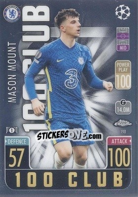 Figurina Mason Mount - Uefa Champions League Chrome 2021-2022. Match Attax - Topps