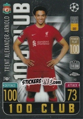 Sticker Trent Alexander / Arnold - Uefa Champions League Chrome 2021-2022. Match Attax n. 192 - Topps