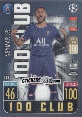 Cromo Neymar Jr - Uefa Champions League Chrome 2021-2022. Match Attax - Topps