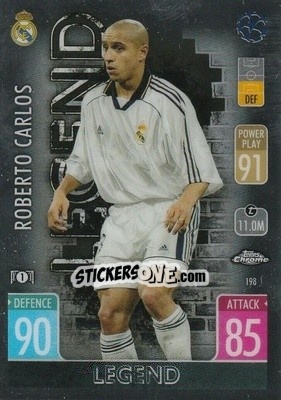 Sticker Roberto Carlos - Uefa Champions League Chrome 2021-2022. Match Attax - Topps