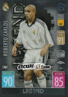 Cromo Roberto Carlos - Uefa Champions League Chrome 2021-2022. Match Attax - Topps