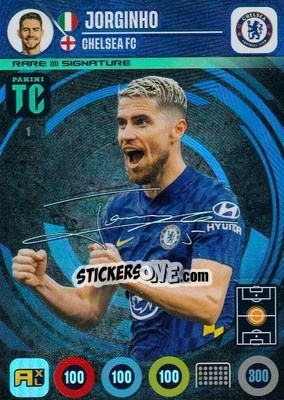 Figurina Jorginho - Top Class 2021-2022. Adrenalyn Xl - Panini