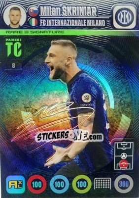 Figurina Milan Skriniar - Top Class 2021-2022. Adrenalyn Xl - Panini