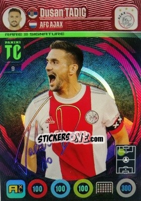 Sticker Dusan Tadic - Top Class 2021-2022. Adrenalyn Xl n. 9 - Panini