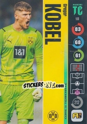Sticker Gregor Kobel - Top Class 2021-2022. Adrenalyn Xl n. 18 - Panini