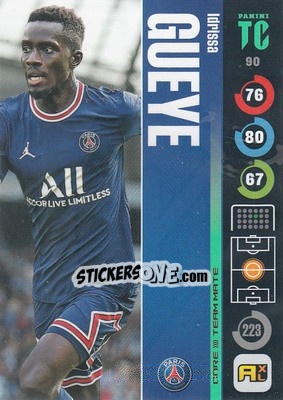 Sticker Idrissa Gueye - Top Class 2021-2022. Adrenalyn Xl n. 90 - Panini