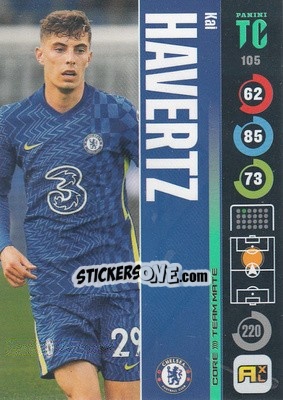 Cromo Kai Havertz - Top Class 2021-2022. Adrenalyn Xl - Panini