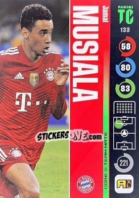 Sticker Jamal Musiala - Top Class 2021-2022. Adrenalyn Xl - Panini