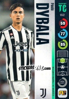 Sticker Paulo Dybala - Top Class 2021-2022. Adrenalyn Xl - Panini