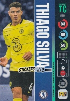 Sticker Thiago Silva - Top Class 2021-2022. Adrenalyn Xl n. 159 - Panini