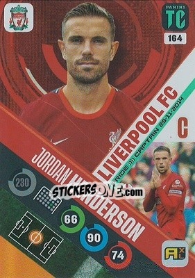 Sticker Jordan Henderson - Top Class 2021-2022. Adrenalyn Xl - Panini