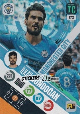 Sticker Ilkay Gündogan - Top Class 2021-2022. Adrenalyn Xl - Panini