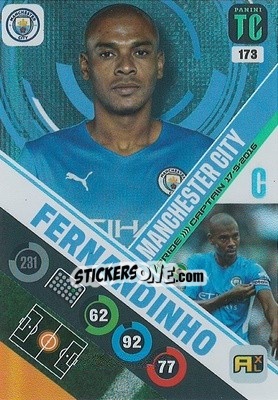 Sticker Fernandinho - Top Class 2021-2022. Adrenalyn Xl - Panini