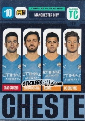 Sticker Manchester City - Top Class 2021-2022. Adrenalyn Xl - Panini