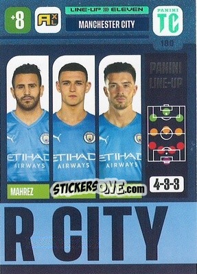 Sticker Manchester City - Top Class 2021-2022. Adrenalyn Xl - Panini