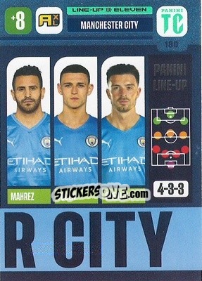 Figurina Manchester City - Top Class 2021-2022. Adrenalyn Xl - Panini