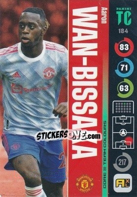 Sticker Aaron Wan-Bissaka - Top Class 2021-2022. Adrenalyn Xl - Panini