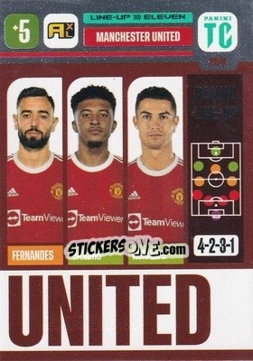 Sticker Manchester United - Top Class 2021-2022. Adrenalyn Xl - Panini